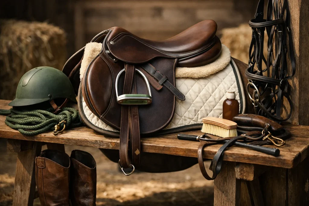 Lexique du matériel d&rsquo;équitation : le nom de chaque pièce expliqué