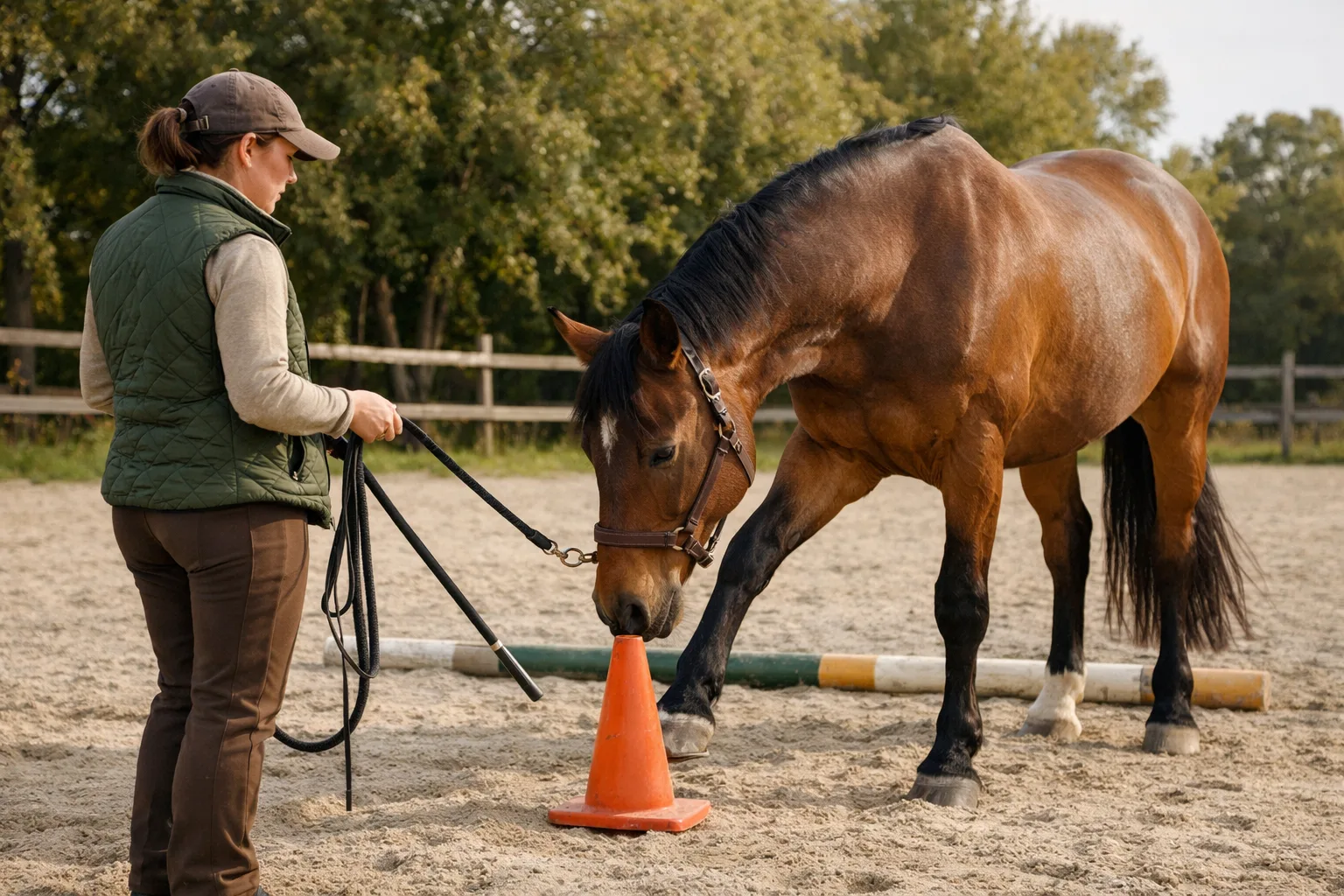 Travail à pied du cheval : les bases pour progresser ensemble