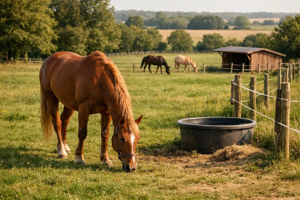 Pension au pré pour cheval : avantages, limites et bon sens
